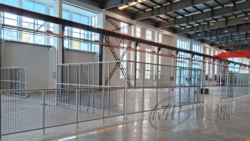 鋁合金機械防護(hù)圍欄